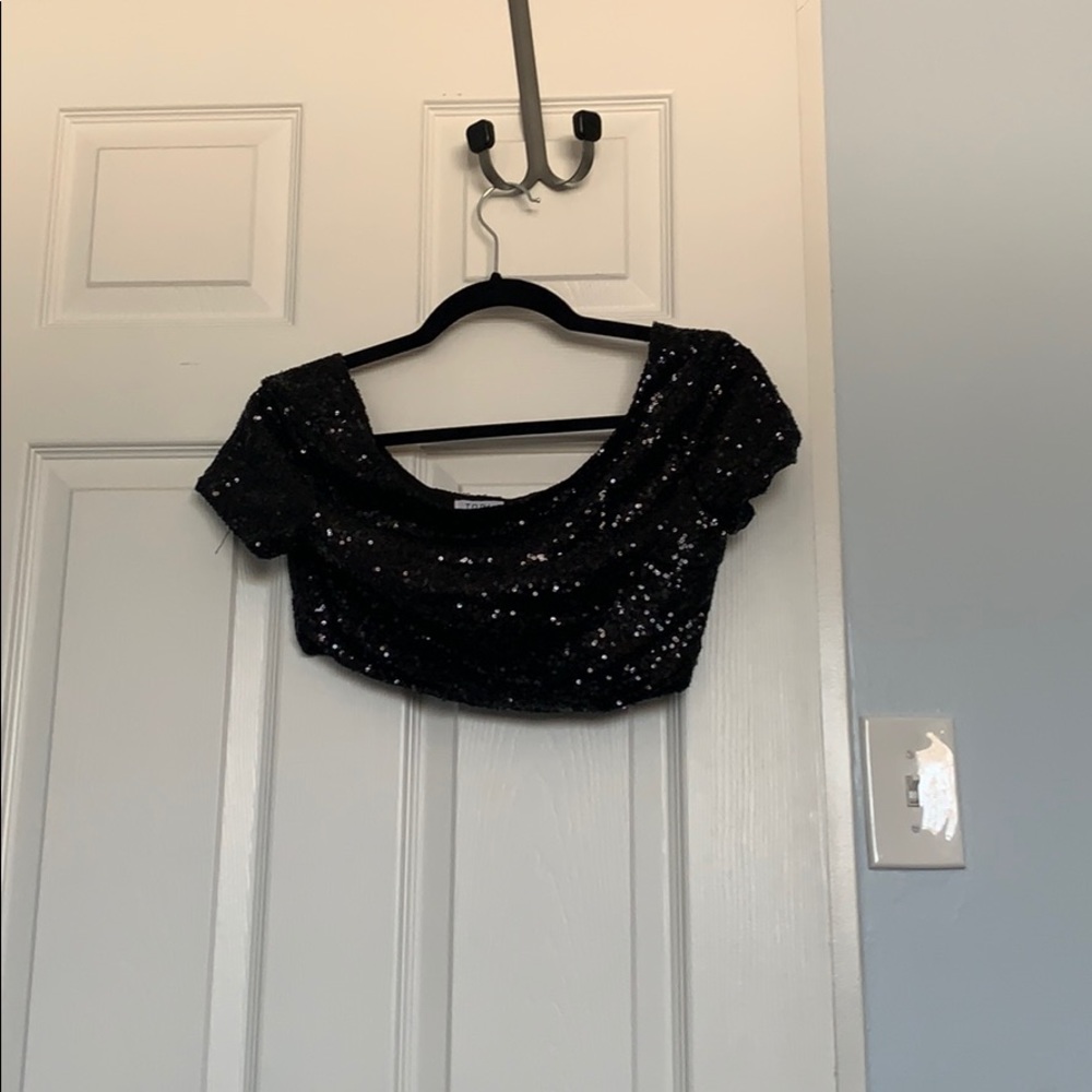 Forever 21 Sequin crop top